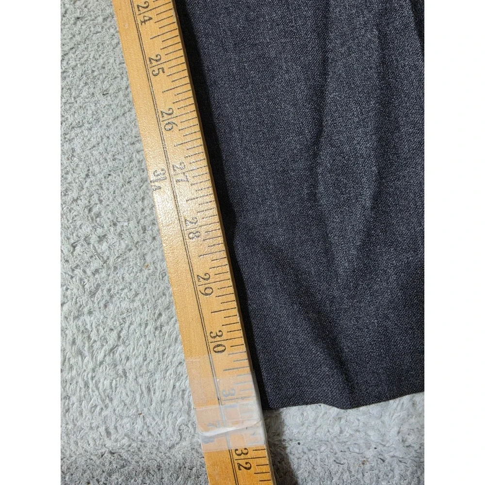 Banana Republic Dress Pants Mens 35/32 Grey Stretch Tailored Slim Fit Flannel